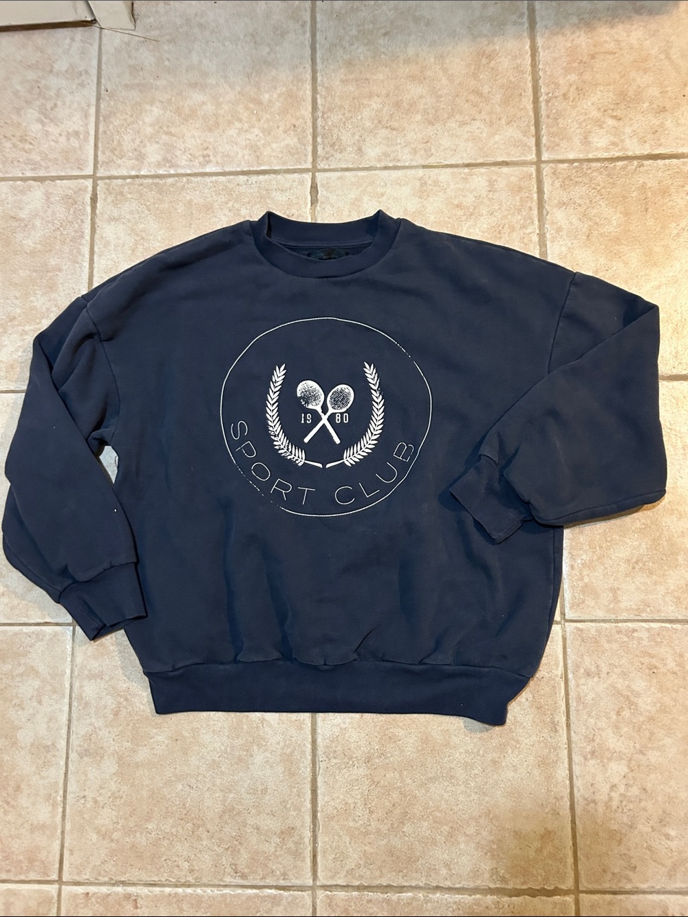 Sport Club Navy Crewneck Sweatshirt - Men’s
